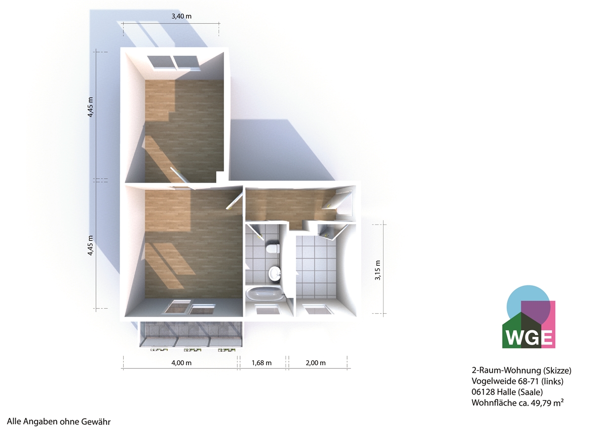 Schöne 2 Raum Wohnung mit Balkon! - Foto 5
